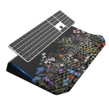 2-in-1 Ergonomic Keyboard Stand with Wrist Rest, Flower