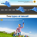 RC Plane, Remote Control Airplane Toy - RC Plane Remote Control Planes 2CH 2.4Ghz Rc Aircraft with Lights, Outdoor Foam Durable Rc Aircraft Foam RC Airplane Jet for Kids Adults Hobby Toys