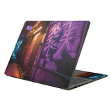Phone Skin Compatible with Microsoft Surface Laptop 13.8" 8th Edition (2026) - Neon Alley - Premium 3M Vinyl Protective Wrap Decal Cover - Easy to Apply | Crafted in the USA by MightySkins