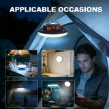 10000mAh 4000LM Flashlight Portable LED Camping Lantern Rechargeable Light 30W with Digital Display and Magnet , IPX5 Waterproof Tent Lights Power Failure Emergency Light for Parents Christmas Gift