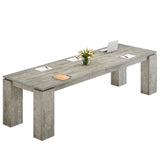 Tribesigns 7 ft Extra Long Conference Table, 86-Inch Office Meeting Room Table