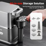 AAOBOSI Meat Grinder Electric 3000W Max with 60dB Quiet DC Motor, Auto-Reverse & Storable Food Pusher - 3 Speed Settings,Grinding, Sausage & Kibbe Making for Home Use