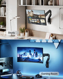 monTEK Single Monitor Wall Mount, Wobble-Free Spring, 17–32" Full Motion