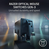 Razer DeathAdder V3 HyperSpeed Wireless Gaming Mouse: 55g Lightweight - USB C Charging - Up to 100 Hr Battery
