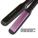 Remington 1 3/4" Flat Iron, Hair Straightener with Anti-Static Technology, 30-Second Heat Up & 60 Minute Auto Shut-off, 30% Longer Ceramic Floating Plates, Titanium + Ceramic Coating
