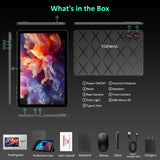11 Inch Tablet Android 16 Tablets with Keyboard, 36GB RAM + 256GB ROM (2TB Expand