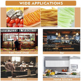 French Fry Cutter Stainless Steel Potato Cutter Commercial Vegetable Fruit Chopper with 1/2'', 3/8'', 1/4'' Blades Potato Dicer uyoyous