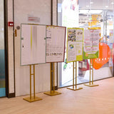 Rotating Easel Display Stand for Floor Standing Posters, Versatile Signage Solution for Shops, Hotels, Weddings