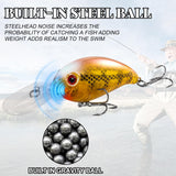 YONGZHI Fishing Lures Shallow Deep Diving Swimbait Crankbait Fishing Wobble Multi Jointed Hard Baits for Bass Trout Freshwater and Saltwater 8PCS