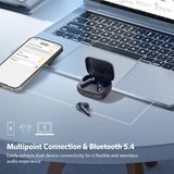 Air Pro 4 Adaptive Hybrid Noise Canceling Wireless Earbuds, Qualcomm Snapdragon Sound, aptX Lossless (Royal Blue) EarFun