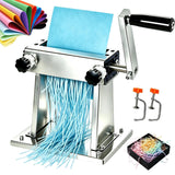 Manual Shredder, Hand Crank Raffia Shredding Machine for Crafting, Vegetables, and Paper - Durable, Easy to Use, Ideal for Home and Garden Projects