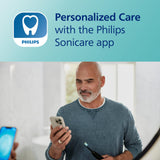 Philips Sonicare DiamondClean Smart 9750 Electric Toothbrush, Sonic Toothbrush with App, Pressure Sensor, Brush Head Detection, 5 Brushing Modes and 3 Intensity Levels, Lunar Blue, Model HX9954/74