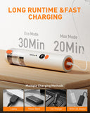 OXILAM Car Vacuum Handheld Vacuum Portable Cordless-14000PA High Power, Blow & Suction 2 in 1, Up to 30 Mins Runtime, Small Vacuum Cleaner for Home, Pet, Car, Office, Ideal Gifts for Men & Women