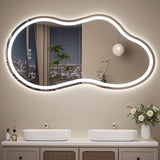 miskerm Irregular Cloud LED Bathroom Mirror 60x32