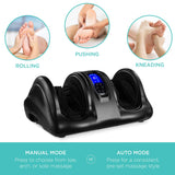 Best Choice Products Shiatsu Foot Massager for Pain Relief, Plantar Fasciitis, Neuropathy, Blood Circulation, Remote Control w/Compact Design - Black