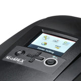 McAuley Labels GoDEX RT200i 2” Thermal Transfer Label Printer – 203 DPI Compact Barcode Printer for Product & Asset Labels – USB, Ethernet