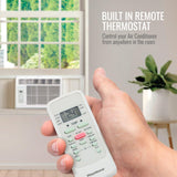 Keystone 10,000 BTU Window Air Conditioner and Dehumidifier, 115V, Window AC Units for Apartment, Living Room, Garage, and Small-Medium Rooms up to 450 Sq.Ft., Window Unit Air Conditioners with Remote