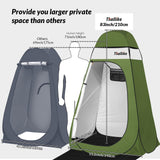 Thallike Upgrade Pop Up Privacy Shower Tent, Portable Camping Shower Tent, Camping Toilet Changing Room with Rain Shelter & Extended Floor Mat