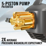 Pressure Washer, Power Washer with nozzles