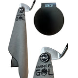 Magnetic Multi-Function Golf Towel and Magnetic Landing Pad I Perfect Golf Bag Accessory