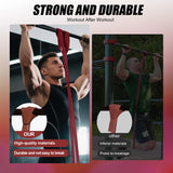 WHATAFIT Resistance Bands,Pull Up Assist Bands Set with Handles, Exercise & Workout Bands with Door Anchor for Men & Women – Home Fitness Equipment for Strength Training, Stretching