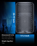 NBVOICE NBVDP112A 1600W Powered 12” PA Speaker with 2-Channel Mixer, Bluetooth Streaming & Wireless Stereo Linking