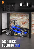 WILD BADGER POWER Lawn Mower 40V Brushless 18" Cordless, 5 Cutting Height Adjustments Electric Lawn Mower