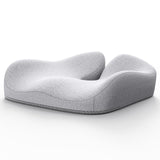 Benazcap Seat Cushion, Memory Foam Cushion for Office Chair - Ergonomic Chair Cushions for Tailbone Pain Relief, Sciatica & Back Support, Office Chair Cushion & Car Seat Cushion, Grey