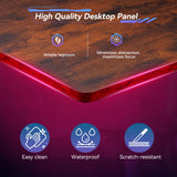 DUMOS 66" L Shaped Gaming Computer Desk, Sturdy Corner Table