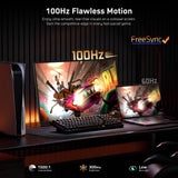 MNN 23.8" 100Hz FHD IPS USB-C HDMI Portable Gaming Monitor