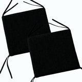 Square Stool Cushion with Ties - Memory Foam Anti Slip Seat Cushion