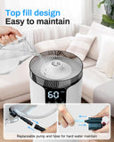 Lacidoll 16L Smart Humidifier large room, Whole house Humidifier for Home 1500 sq.ft with APP/Voice/Remote Control, Ultrasonic Cool Mist Humidifiers for Bedroom, Plants, office with Tube, White