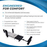 Stamina Inline Back Stretch Bench with Cervical Traction - Back and Neck Decompression - Inversion Table Alternative - Up to 250 lbs Weight Capacity Stamina