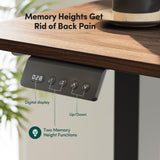 L Shaped Standing Desk with Drawers 63 x 48 Inch Adjustable Height, Electric Corner Desk with Storage