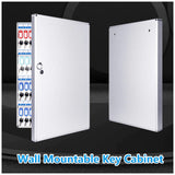 Wall Mounted Key Lock Box Safe - 180 Key Storage for Home Security, Car Dealerships & Offices - Durable Metal Key Cabinet with Secure Locking System
