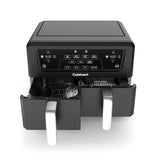 Cuisinart Dual Basket Air Fryer, Two Baskets Totals 11 QT, 4 Function Air Fryer to Air Fry, Roast, Bake & Keep Warm, Features Sync Finish & Settings, Toss Reminder, Automatic Warm Mode & Auto-Pause