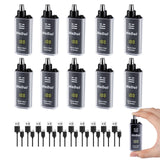 10 Pack Nose Hair Trimmer for Men and Women USB Rechargeable with Digital Display Nose and Ear Trimmer for Men Dual Edge Rotating Blades Easy Clean Detachable Head Compact and Travel Friendly