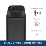 Powershred LX22M 20-Sheet Micro Cut Paper Shredder (5263501) and Fellowes Powershred Performance Shredder Oil Bundle Fellowes