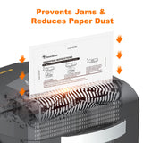 110-Sheet Auto Feed Paper Shredde and 24-Pack Shredder Lubricant Sheets bonsaii