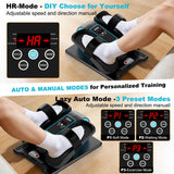 TDH Under Desk Elliptical Machine,Electric Leg Exerciser as Seen on Tv for Seniors Adults,Portable Quiet Elliptical Exercise Machine While Sitting with 12 Adjustable Speed Auto&HR Mode for Home Office