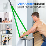FitBeast Resistance Bands Set, 5 Different Levels, Pull Up Assist Bands for Strength Training, Powerlifting, Muscle Toning, Mobility Exercises, Full-Body Workout (Vibrant 5-125 lbs)