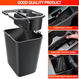 Trash Can for Ford Maverick 2025 2024 2023 2022,Upgraded Rear Trash Bin with Dual Cup Holder