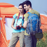 Camping Cookware Set Hard-Anodized Aluminum Foldable Backpacking Camping Pots and Frying Pans Cooking Camp yETO