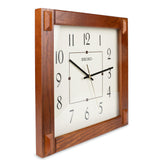 Seiko CLOCK (Model: QXA469BLH) , Brown