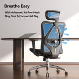 SIHOO M57 Ergonomic Office Chair, Mesh Back Desk Chair with 3D Armrests