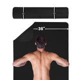 Gogokiwi Extra Wide Yoga Mat for Men Women (72"L x 36"W x 1/2" Thick) Non Slip Fitness & Exercise Mat with Alignment Marks for Yoga, Pilates, Stretch & Floor Workouts GoGoKIWI