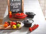 Le Creuset Petite Salt and Pepper Mill Set, 5" x 2" each, Flame
