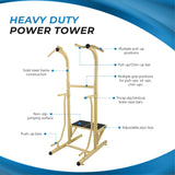 Stamina Strength Training Power Tower, Gold