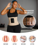 SHAPELLX Waist Trainer for Women Tummy Control Corset Shapewear Breathable Waist Cincher Trimmer Slimming Belly Belt Skin