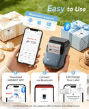 NIIMBOT B1 Pro 300 DPI Label Maker with Red & Black Printing, Blue